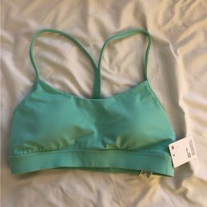 Lululemon Flow Y Bra Nulu in Wild Mint, Size 6